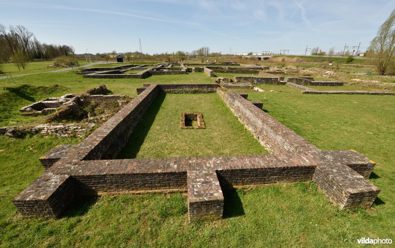 Archeologische abdijsite in Ename