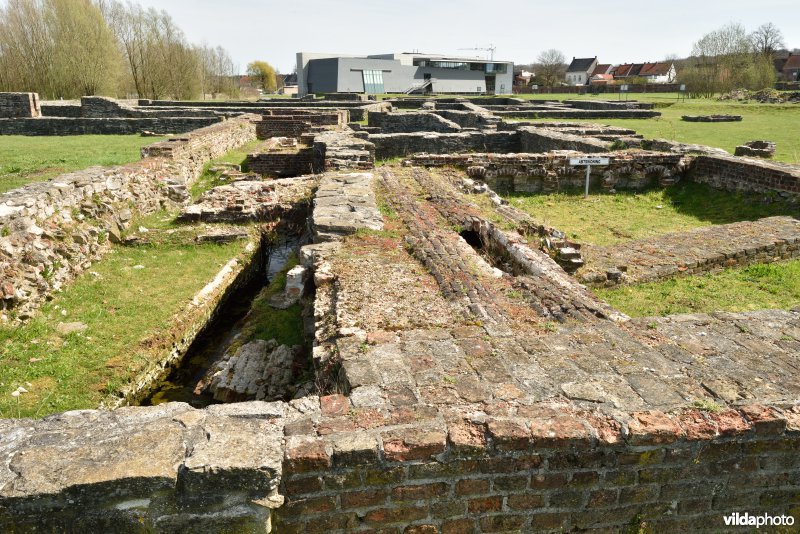 Archeologische abdijsite in Ename