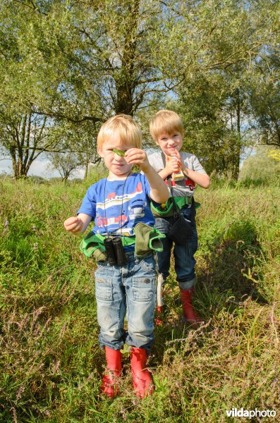 Kleuters op natuuronderzoek