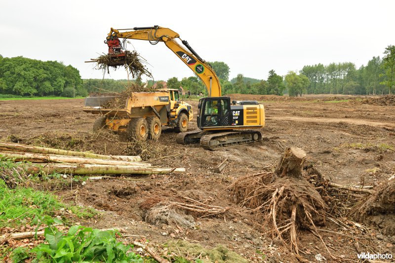 Rooiwerken in de Vlassenbroekse polders