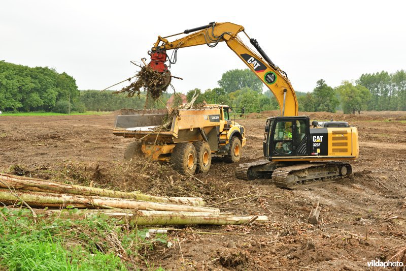 Rooiwerken in de Vlassenbroekse polders