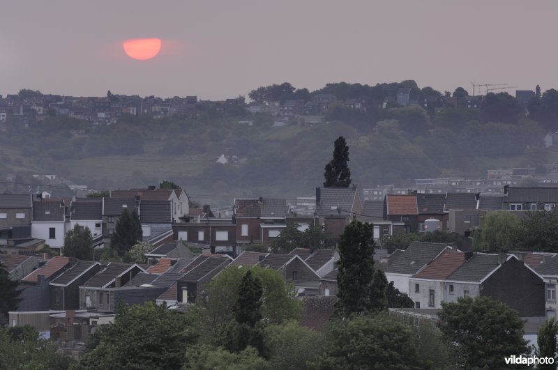 Zicht op Saint-Nicolas vanop de terril Gosson 2