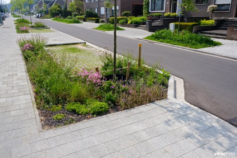 Waterdoorlatende parkeerplaats