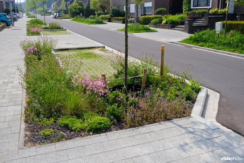 Waterdoorlatende parkeerplaats