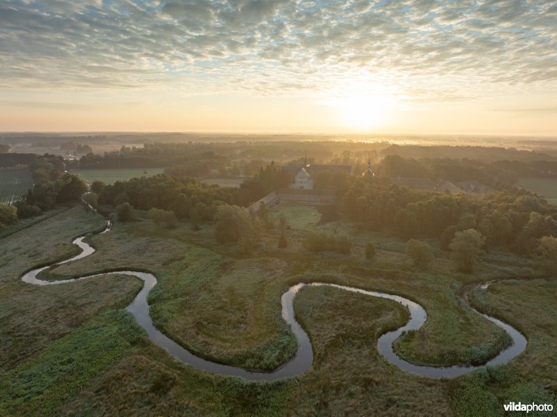 Hermeandering van de Warmbeek in de Achelse Kluis