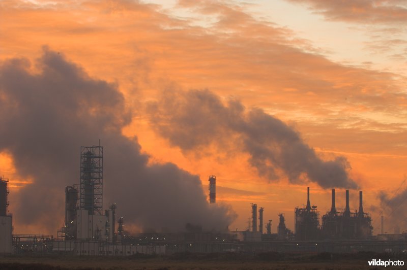 Industrie langs de Noordzee