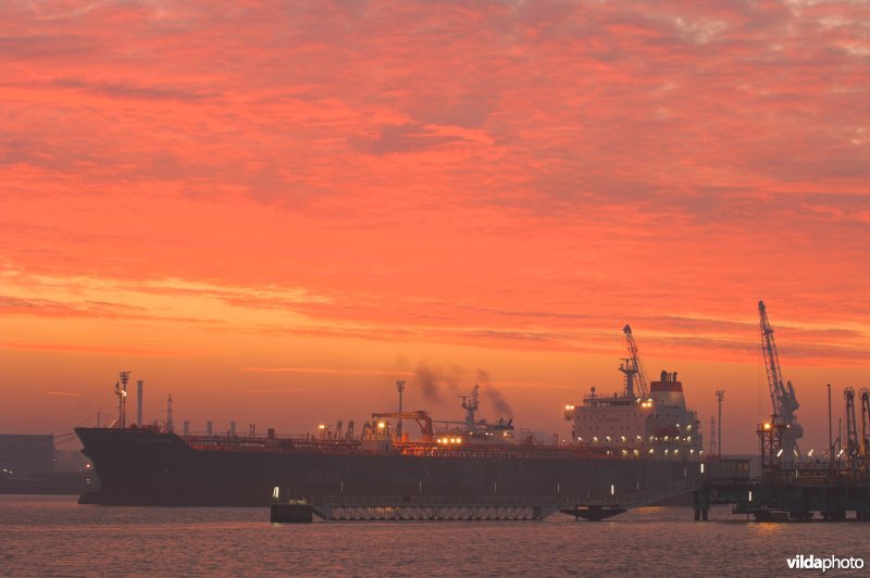 Industrie langs de Noordzee