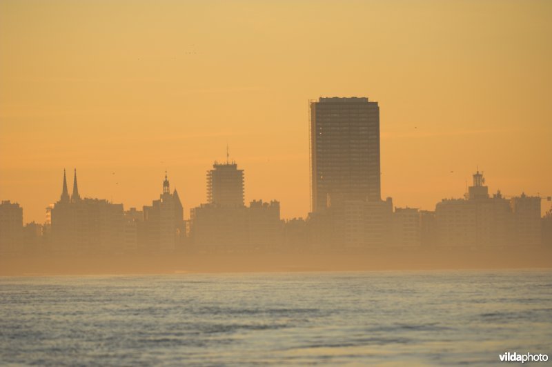 Zicht op Oostende