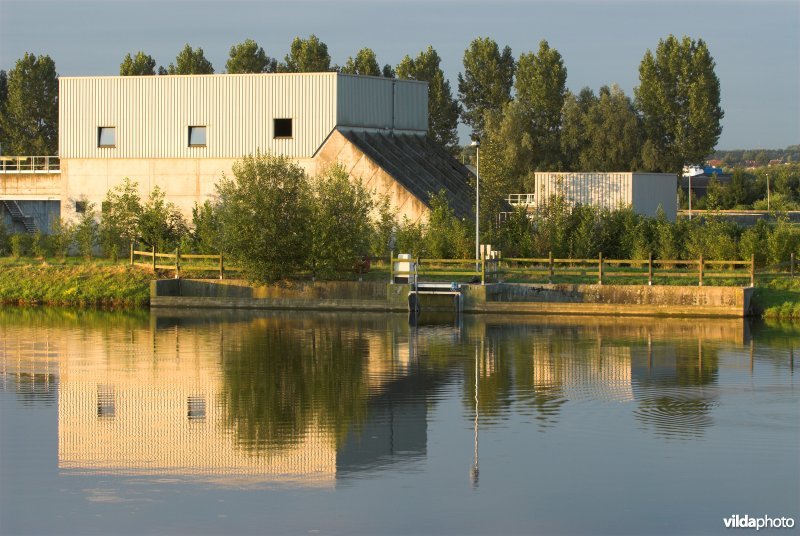 Rioolwaterzuiveringsstation in Denderleeuw