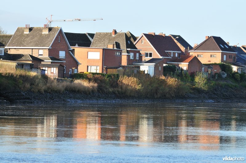 Bebouwing op de Scheldeoever