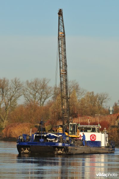 Ruimingsboot op de Schelde