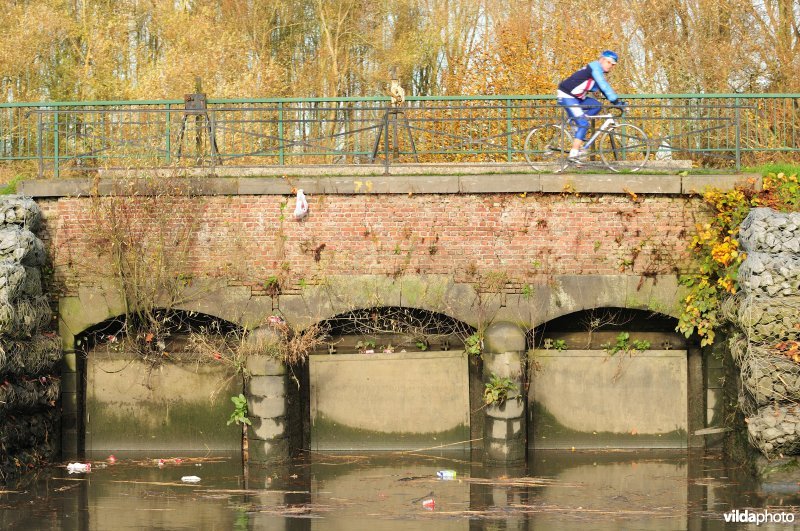 Sluis van de Oude Schelde in Kalken