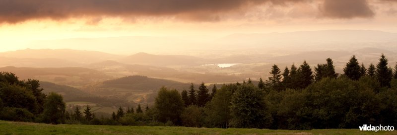 Panorama vanaf de Mont Beuvray