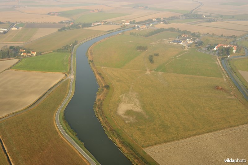 De IJzer ter hoogte van de Schorebrug