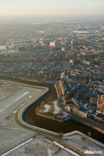Luchtfoto van de Bastion van Vucht