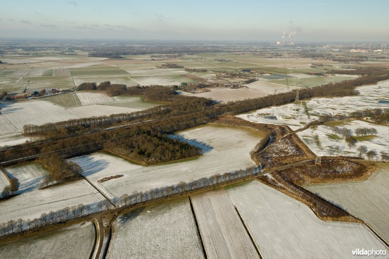 Luchtfoto van de Linie van de Munnickenhof