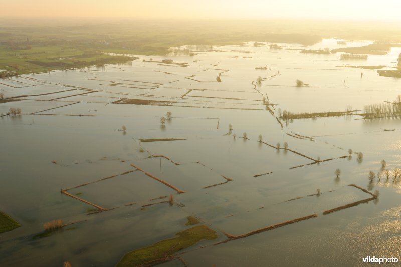 Overstroomde Woumenbroek en Rillebroek