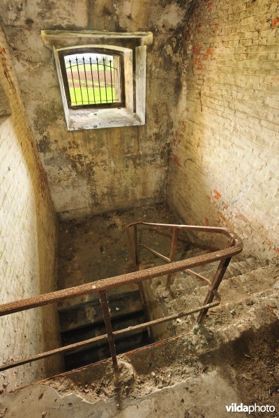 Trapgang in Schans Lauwershoek