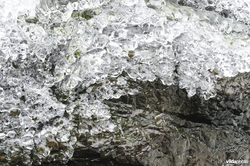 Waterval van Coo in de winter