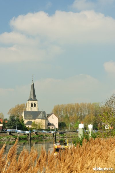 Overzet aan de Schelde aan Schellebelle