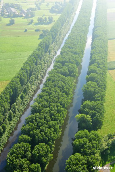 Het Schipdonkkanaal en het Leopoldkanaal