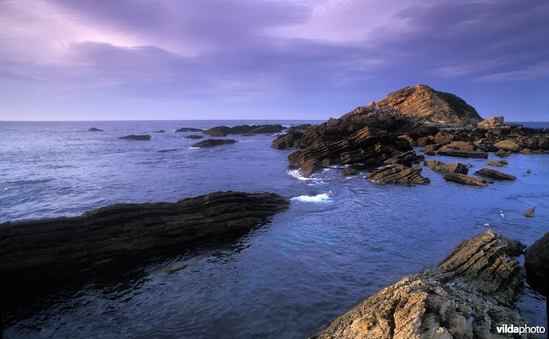 De kust van Spaans Baskenland