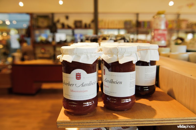 Streekproducten in winkel Hoge Veluwe