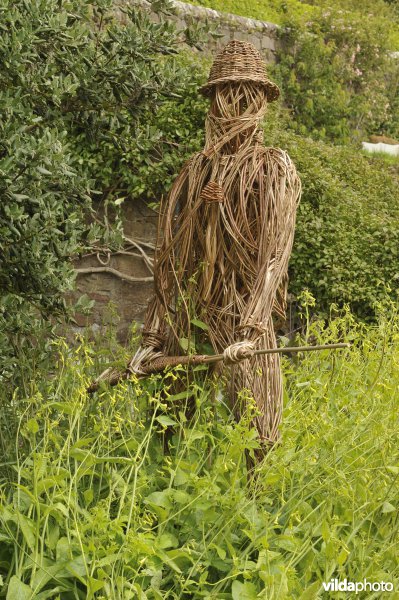 Vogelkschrik in de vorm van een jager
