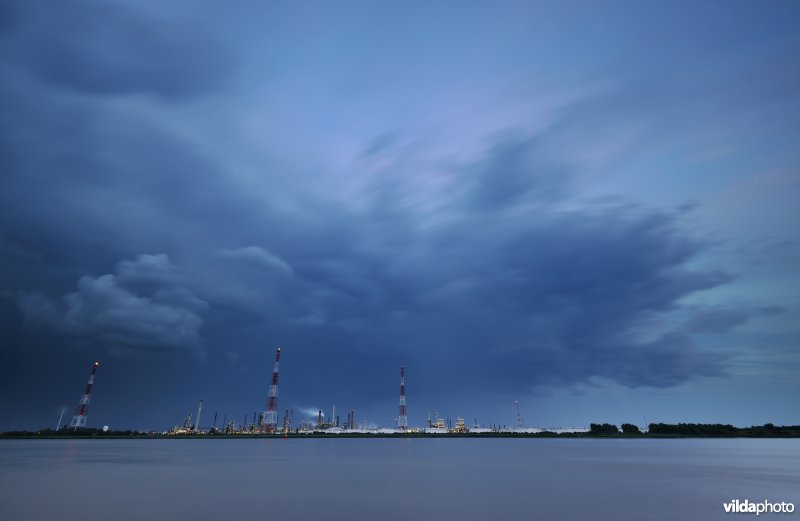 Onweer boven de Schelde