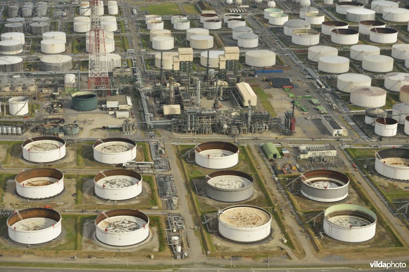 Petroleumdok in Antwerpen haven