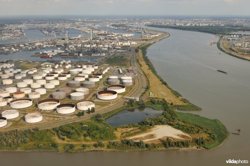 Schelde aan Fort Sint-Philips