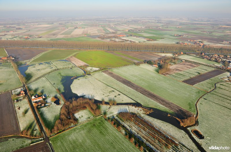 Winterse polders van Moerkerke