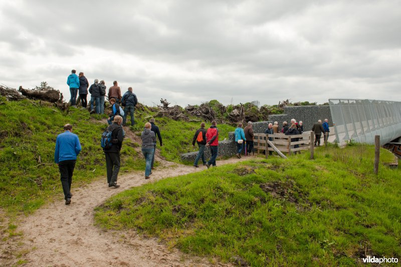 Bezoekers op een ecoduct