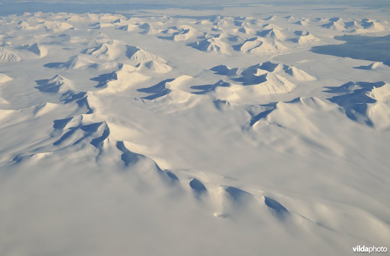 Berglandschap in Spitsbergen